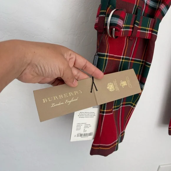 BURBERRY Plaid Trousers - Picture 7 of 14